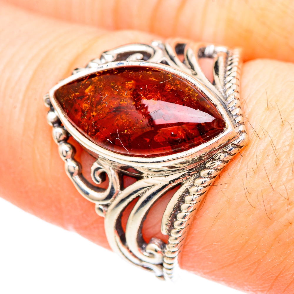 Baltic Amber Rings handcrafted by Anasilvercos - RING99334
