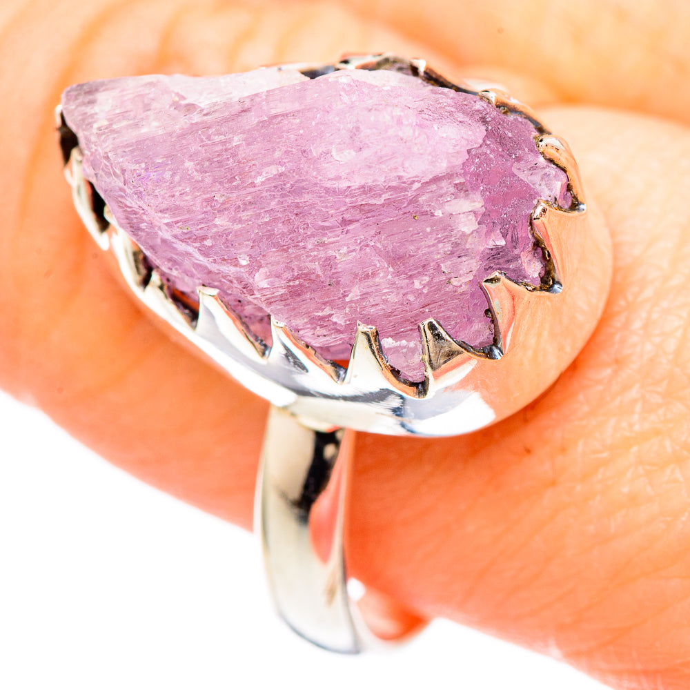 Kunzite Rings handcrafted by Anasilvercos - RING99337