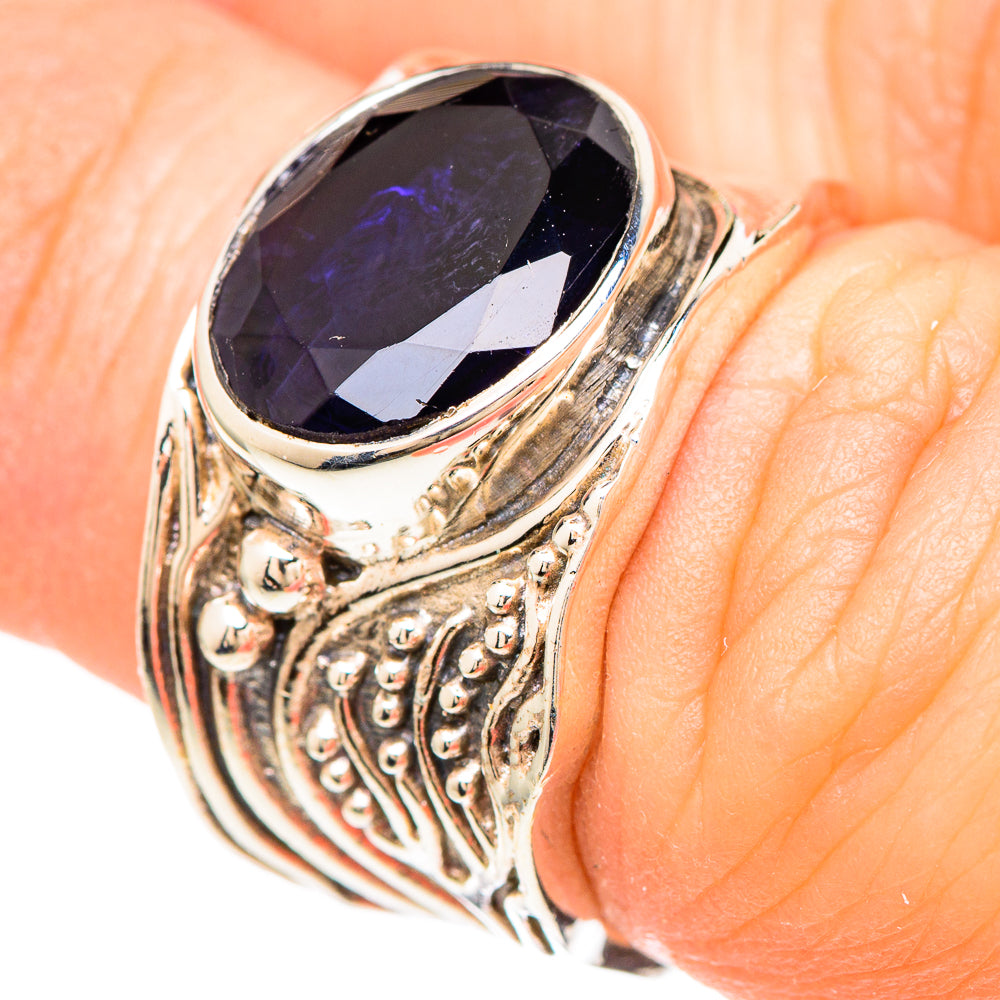 Violet Spinel Rings handcrafted by Anasilvercos - RING99343