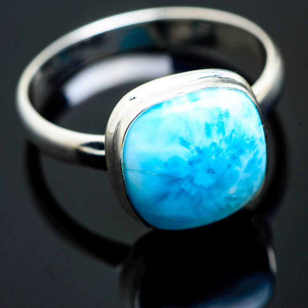 Larimar Rings handcrafted by Anasilvercos - RING993450