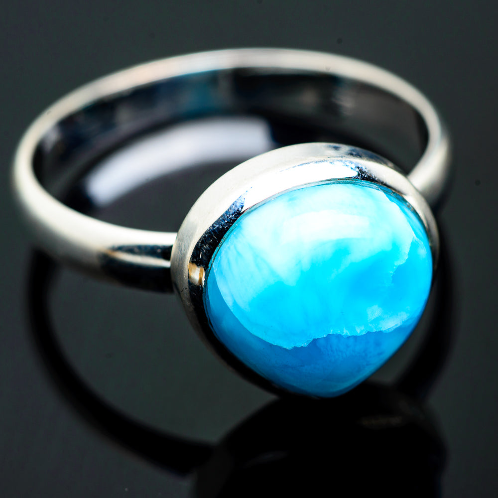 Larimar Rings handcrafted by Anasilvercos - RING993649