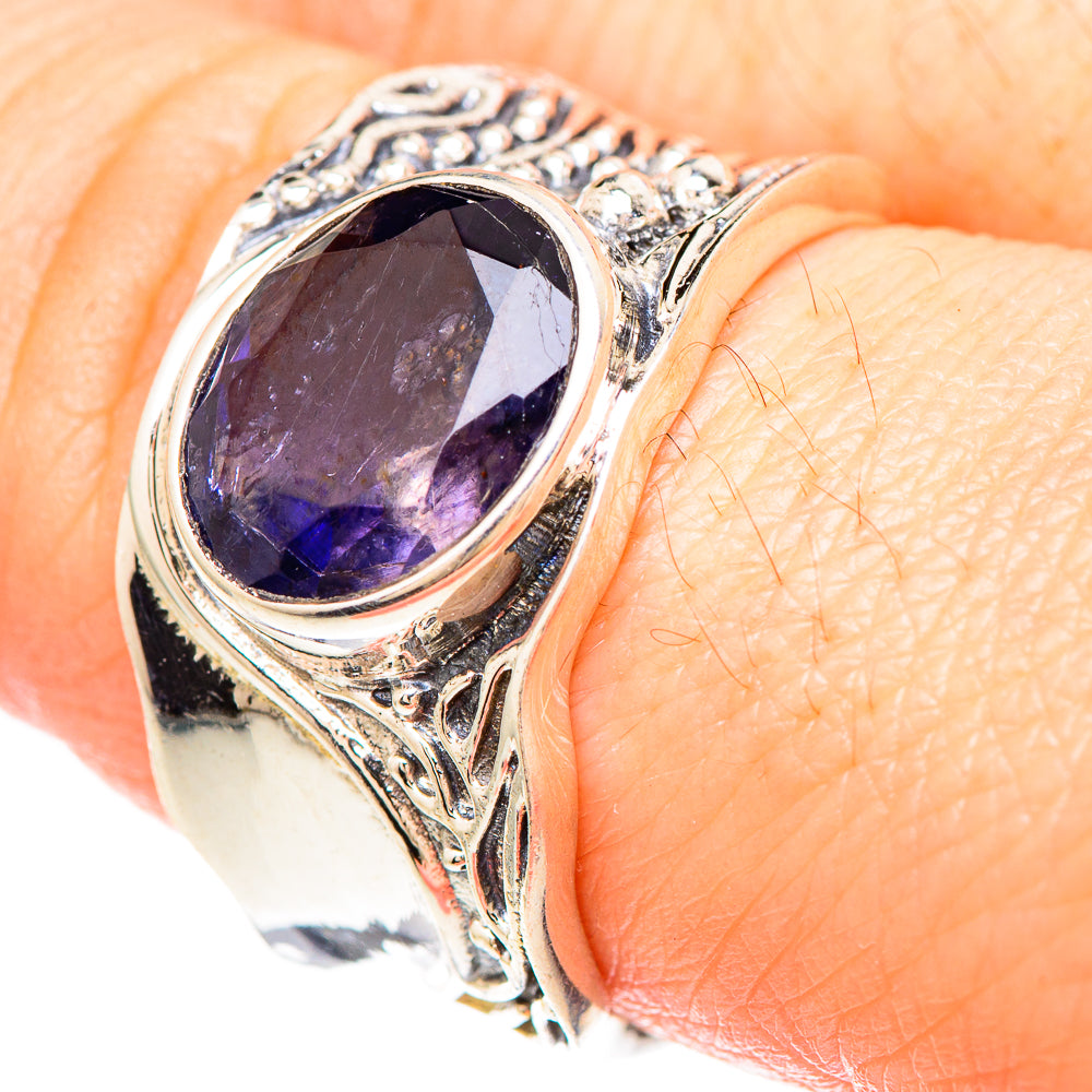 Violet Spinel Rings handcrafted by Anasilvercos - RING99379