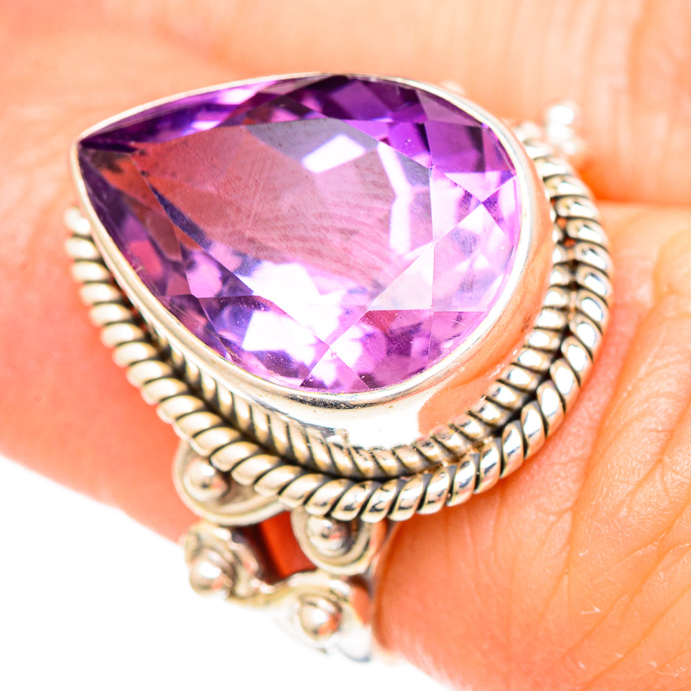Amethyst Rings handcrafted by Anasilvercos - RING99382