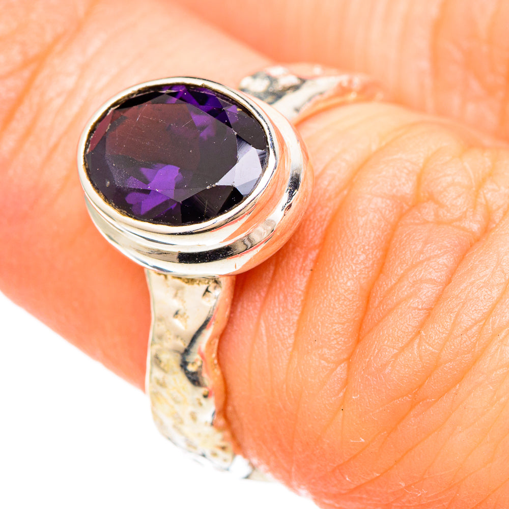 Purple Spinel Rings handcrafted by Anasilvercos - RING99383
