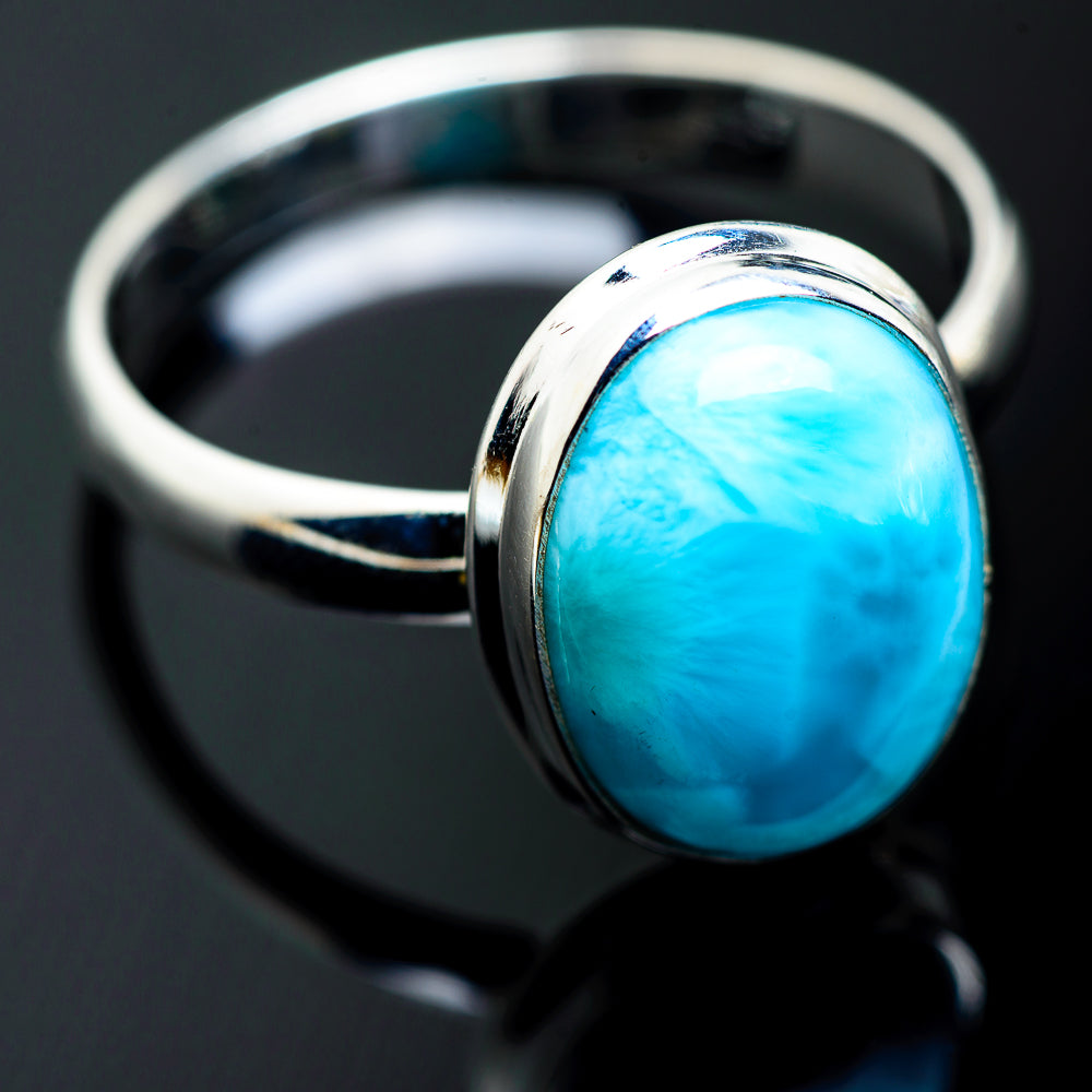 Larimar Rings handcrafted by Anasilvercos - RING993849