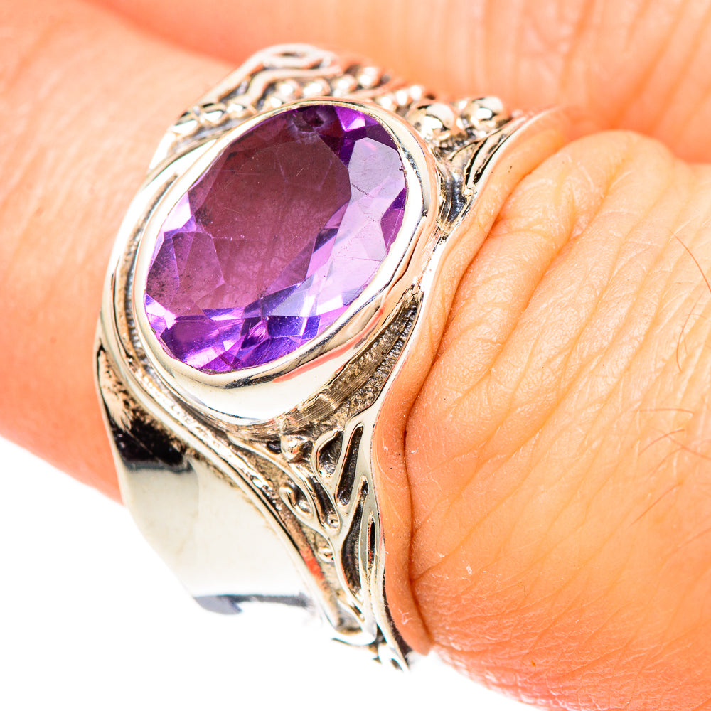 Amethyst Rings handcrafted by Anasilvercos - RING99388