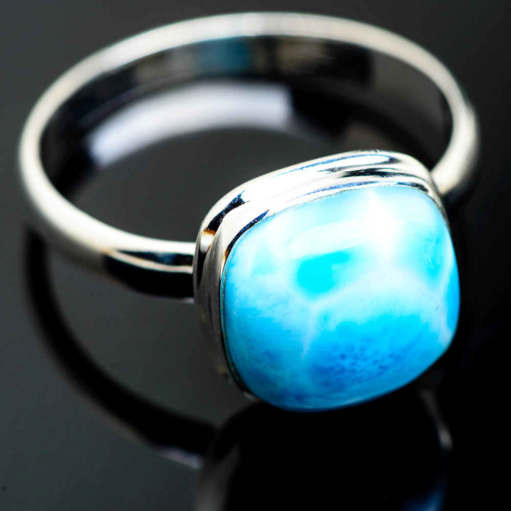 Larimar Rings handcrafted by Anasilvercos - RING993901