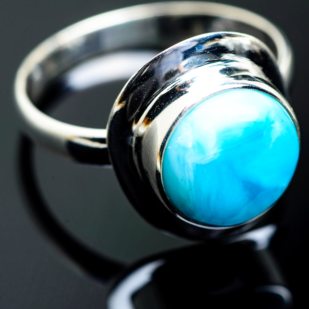 Larimar Rings handcrafted by Anasilvercos - RING993956