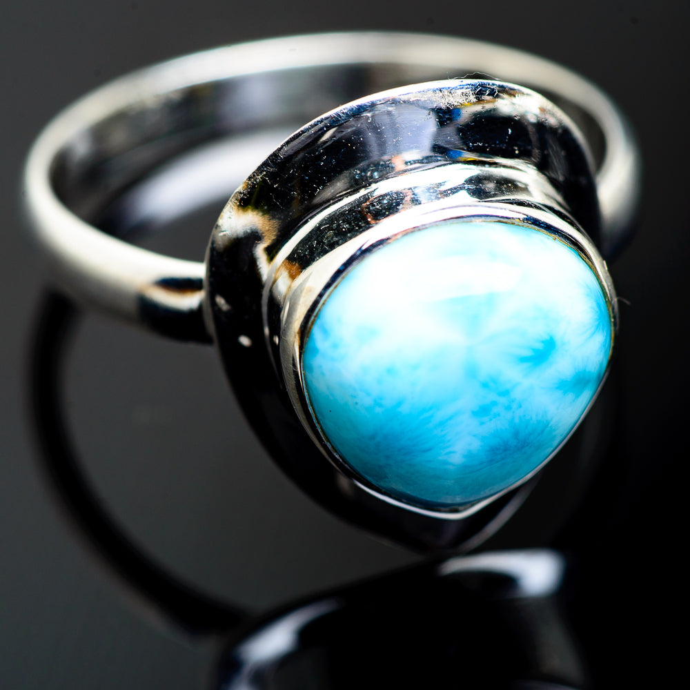 Larimar Rings handcrafted by Anasilvercos - RING994026