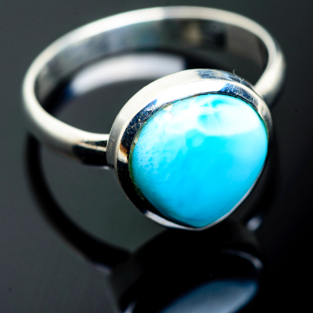 Larimar Rings handcrafted by Anasilvercos - RING994078