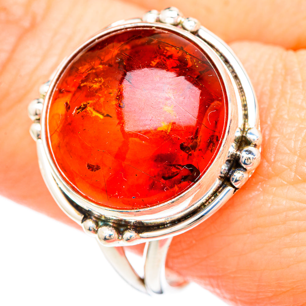 Baltic Amber Rings handcrafted by Anasilvercos - RING99416