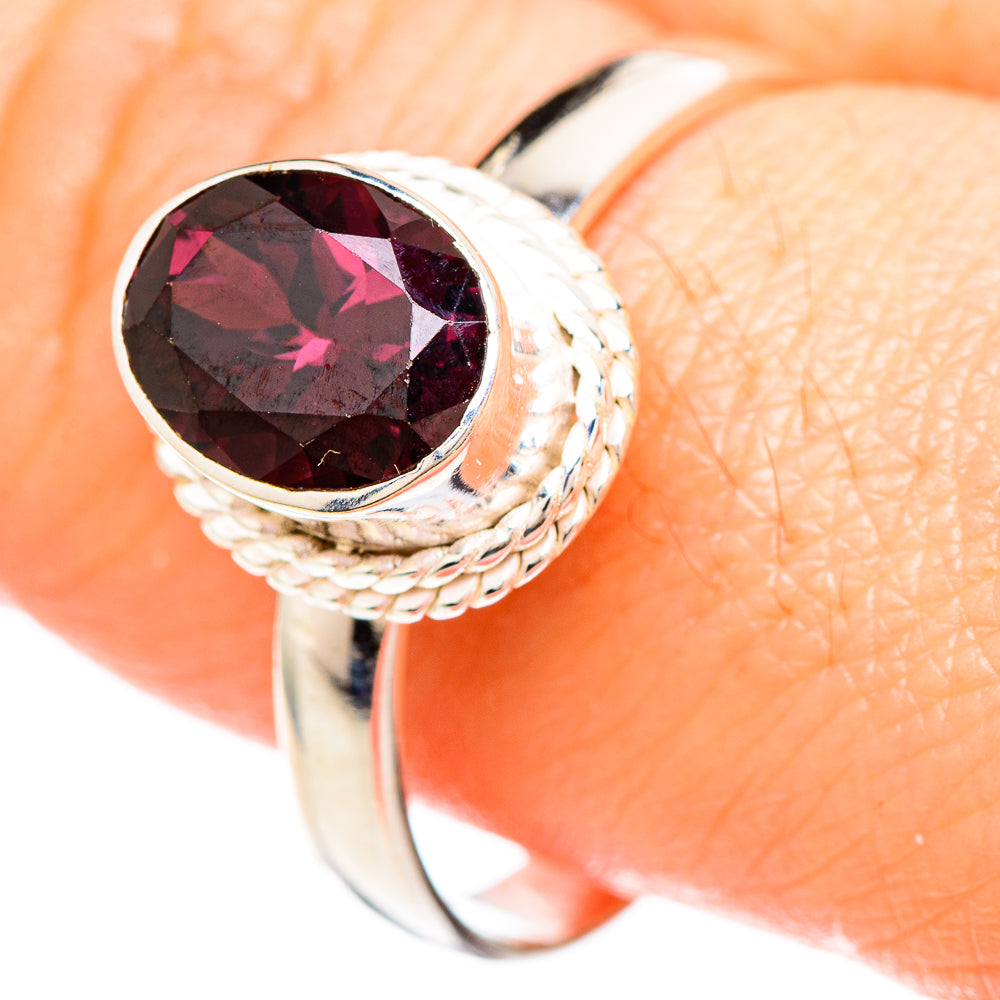 Red Spinel Rings handcrafted by Anasilvercos - RING99419
