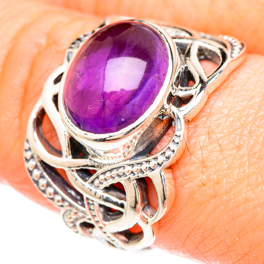 Amethyst Rings handcrafted by Anasilvercos - RING99421