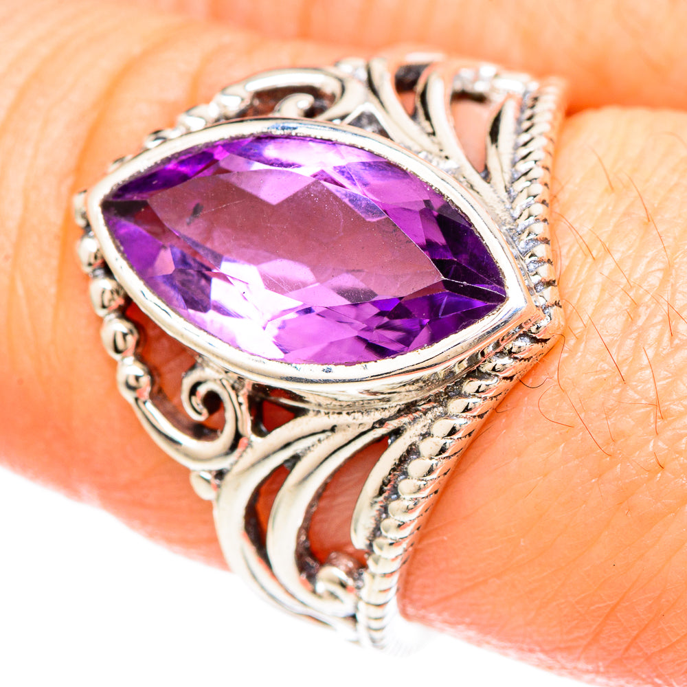 Amethyst Rings handcrafted by Anasilvercos - RING99423