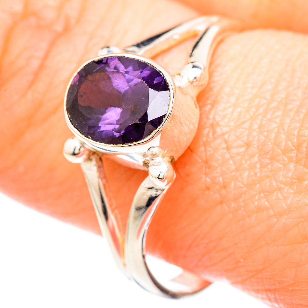 Purple Spinel Rings handcrafted by Anasilvercos - RING99429