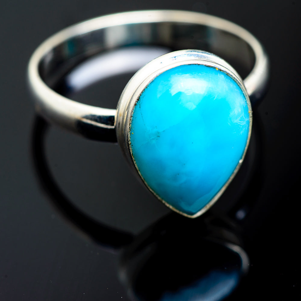 Larimar Rings handcrafted by Anasilvercos - RING994396
