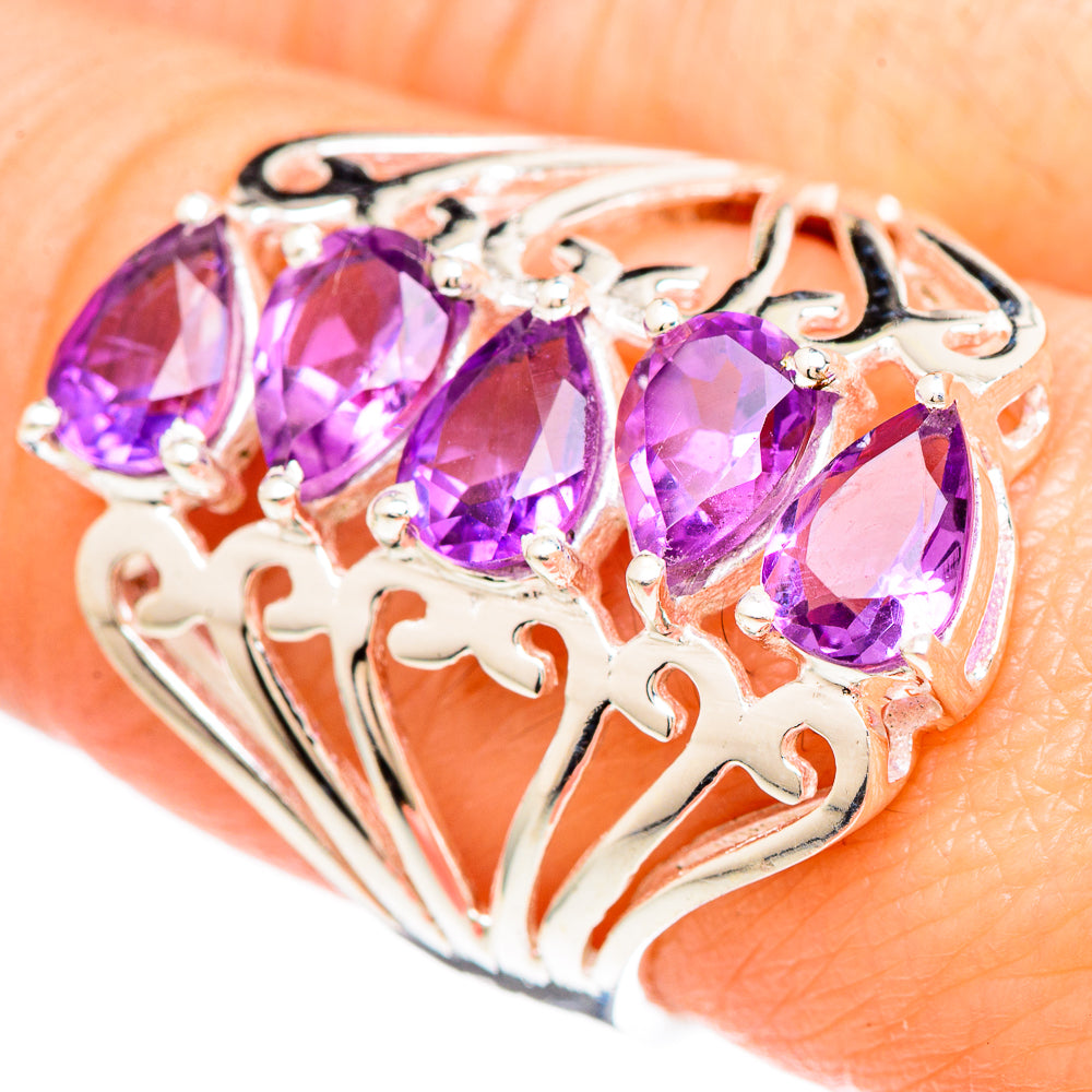 Amethyst Rings handcrafted by Anasilvercos - RING99447