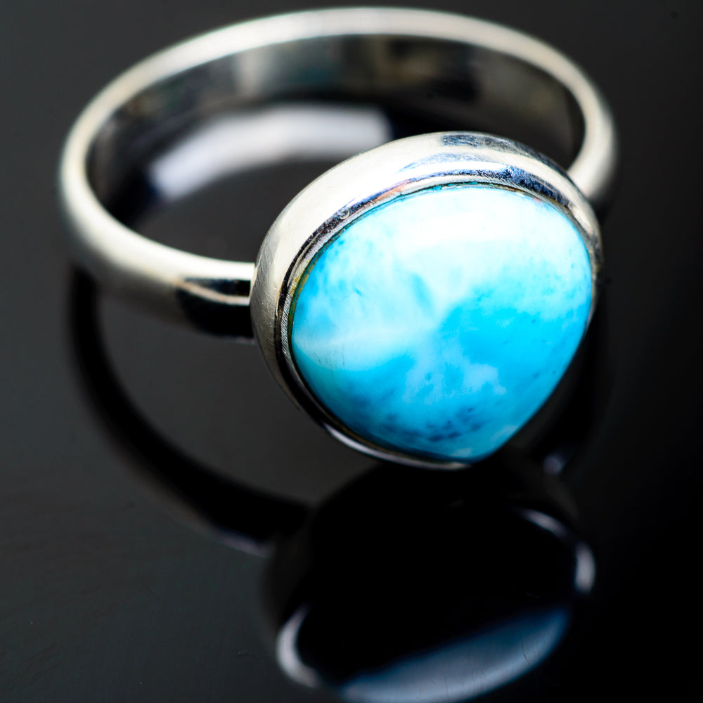 Larimar Rings handcrafted by Anasilvercos - RING994485