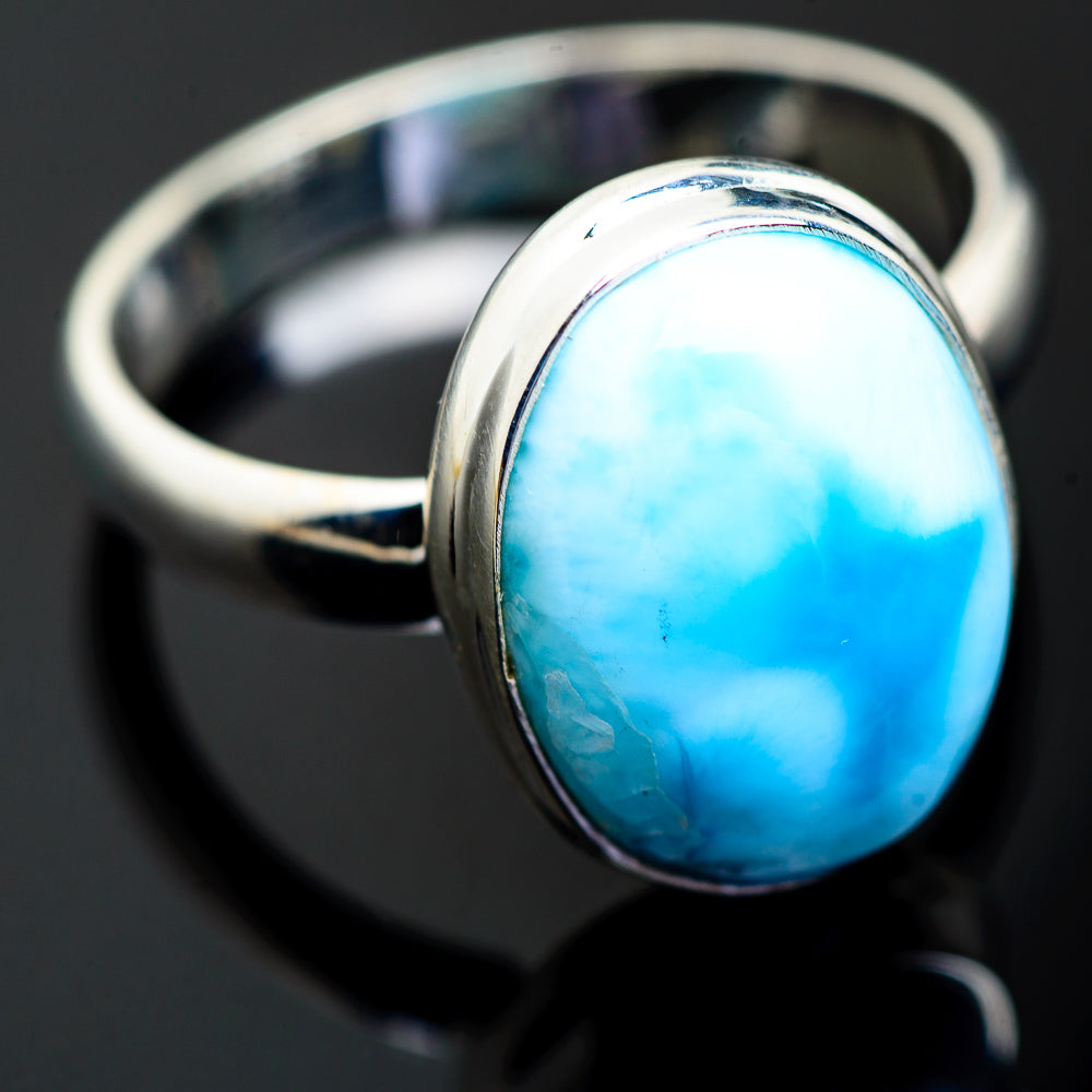 Larimar Rings handcrafted by Anasilvercos - RING994508