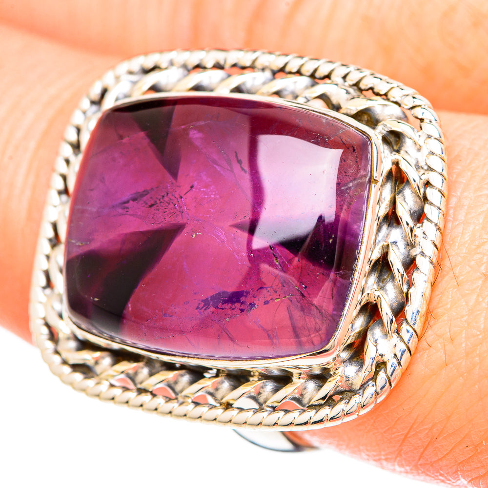 Star Amethyst Rings handcrafted by Anasilvercos - RING99450