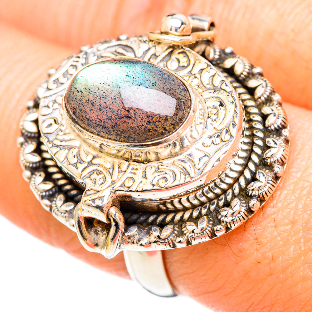 Labradorite Rings handcrafted by Anasilvercos - RING99476