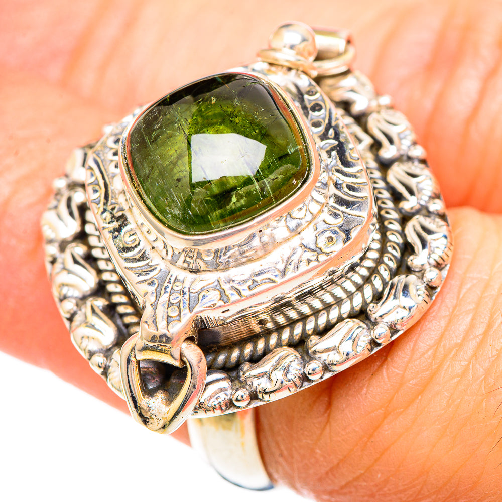 Green Aventurine Rings handcrafted by Anasilvercos - RING99480