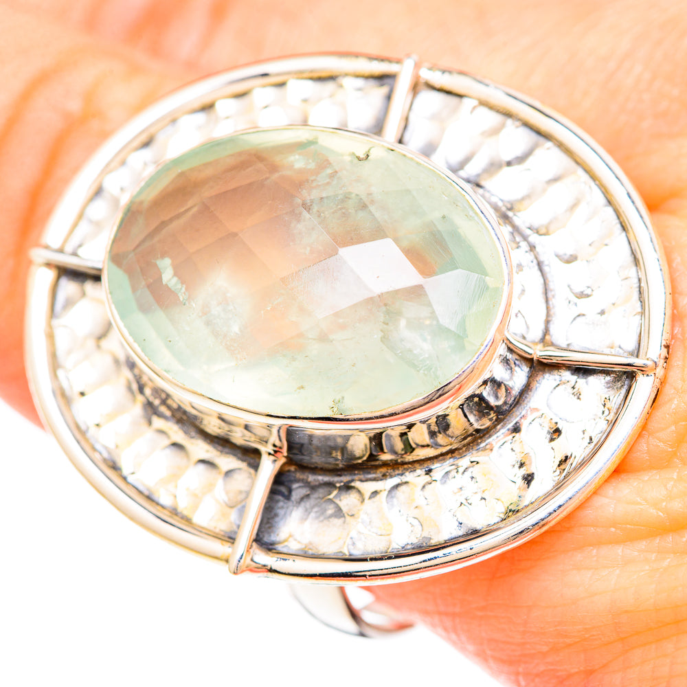 Prehnite Rings handcrafted by Anasilvercos - RING99482