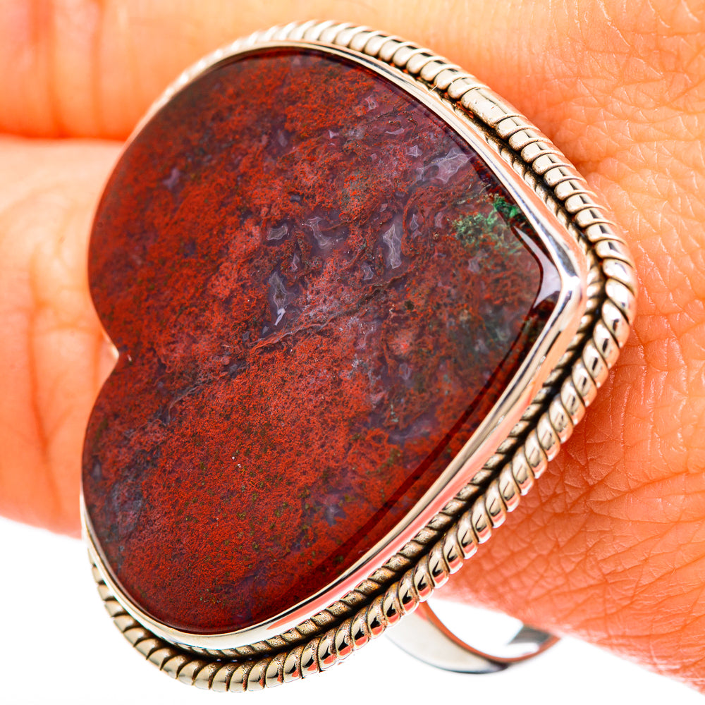 Bloodstone Rings handcrafted by Anasilvercos - RING99487