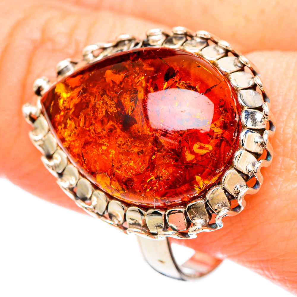 Baltic Amber Rings handcrafted by Anasilvercos - RING99496