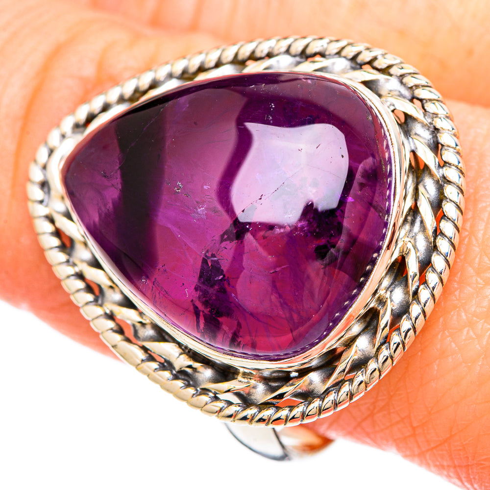 Star Amethyst Rings handcrafted by Anasilvercos - RING99503