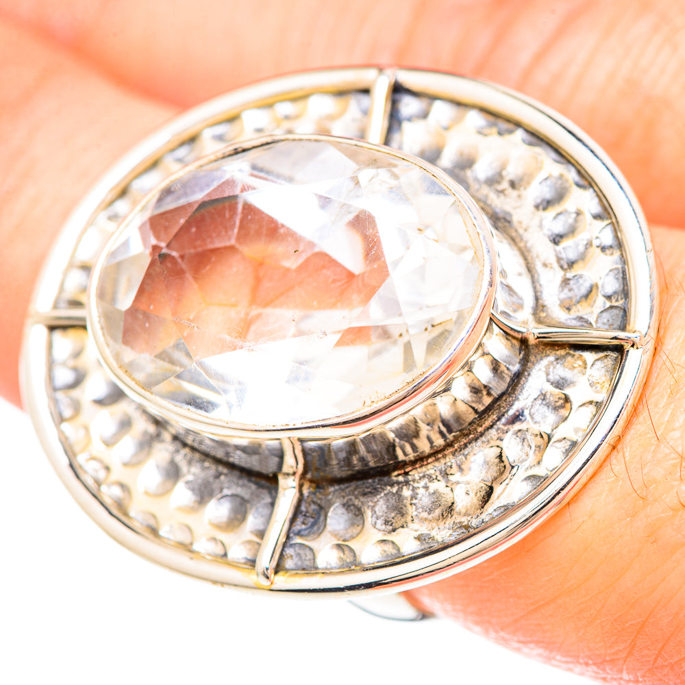 White Quartz Rings handcrafted by Anasilvercos - RING99506