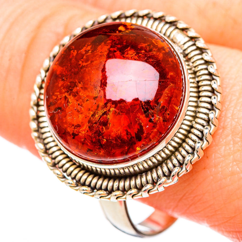Baltic Amber Rings handcrafted by Anasilvercos - RING99528