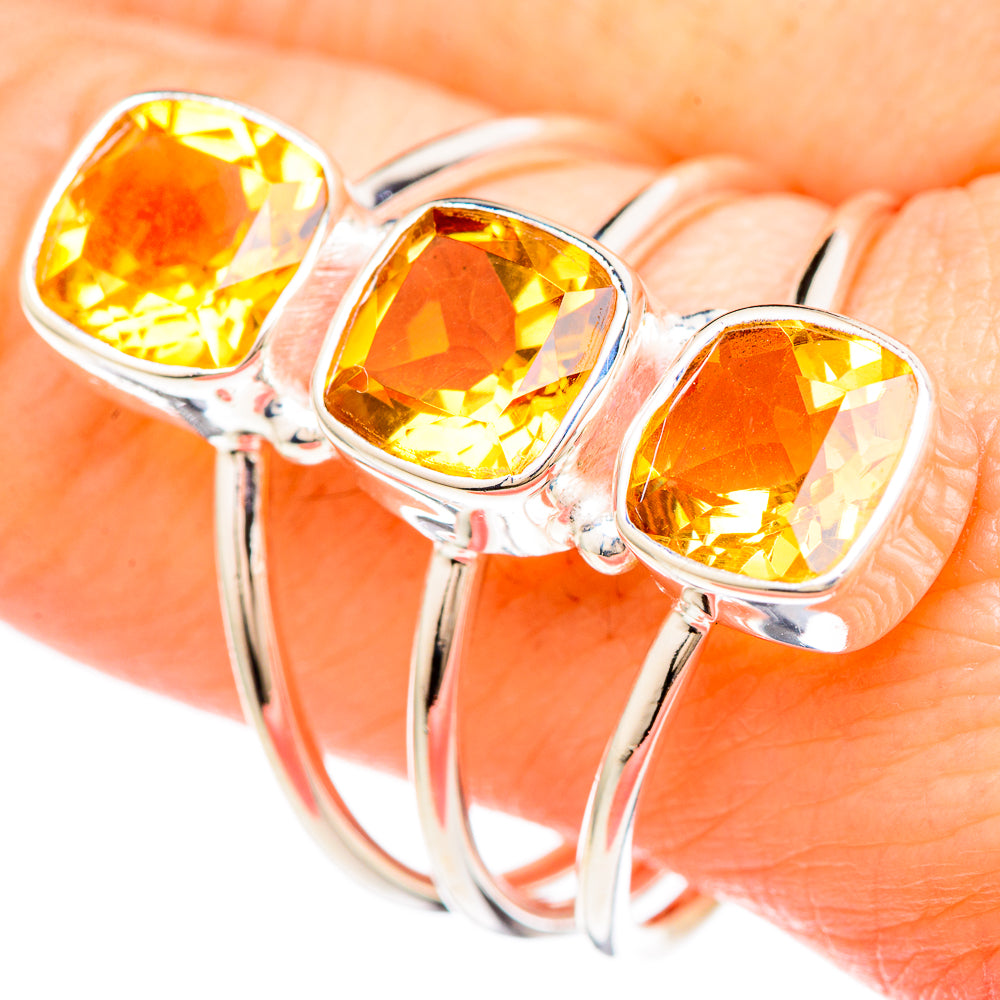 Citrine Rings handcrafted by Anasilvercos - RING99544