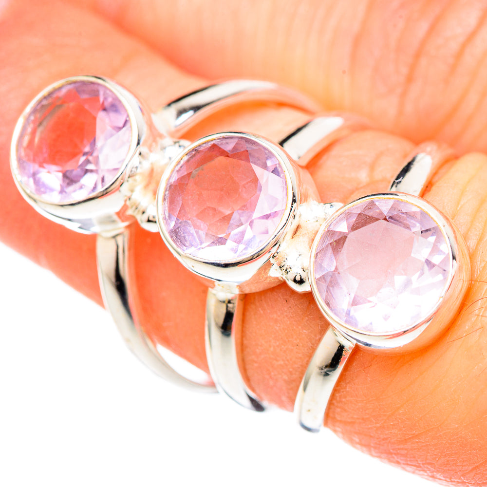 Kunzite Rings handcrafted by Anasilvercos - RING99547