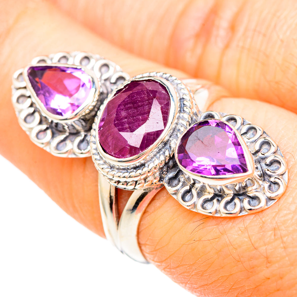Ruby Rings handcrafted by Anasilvercos - RING99550