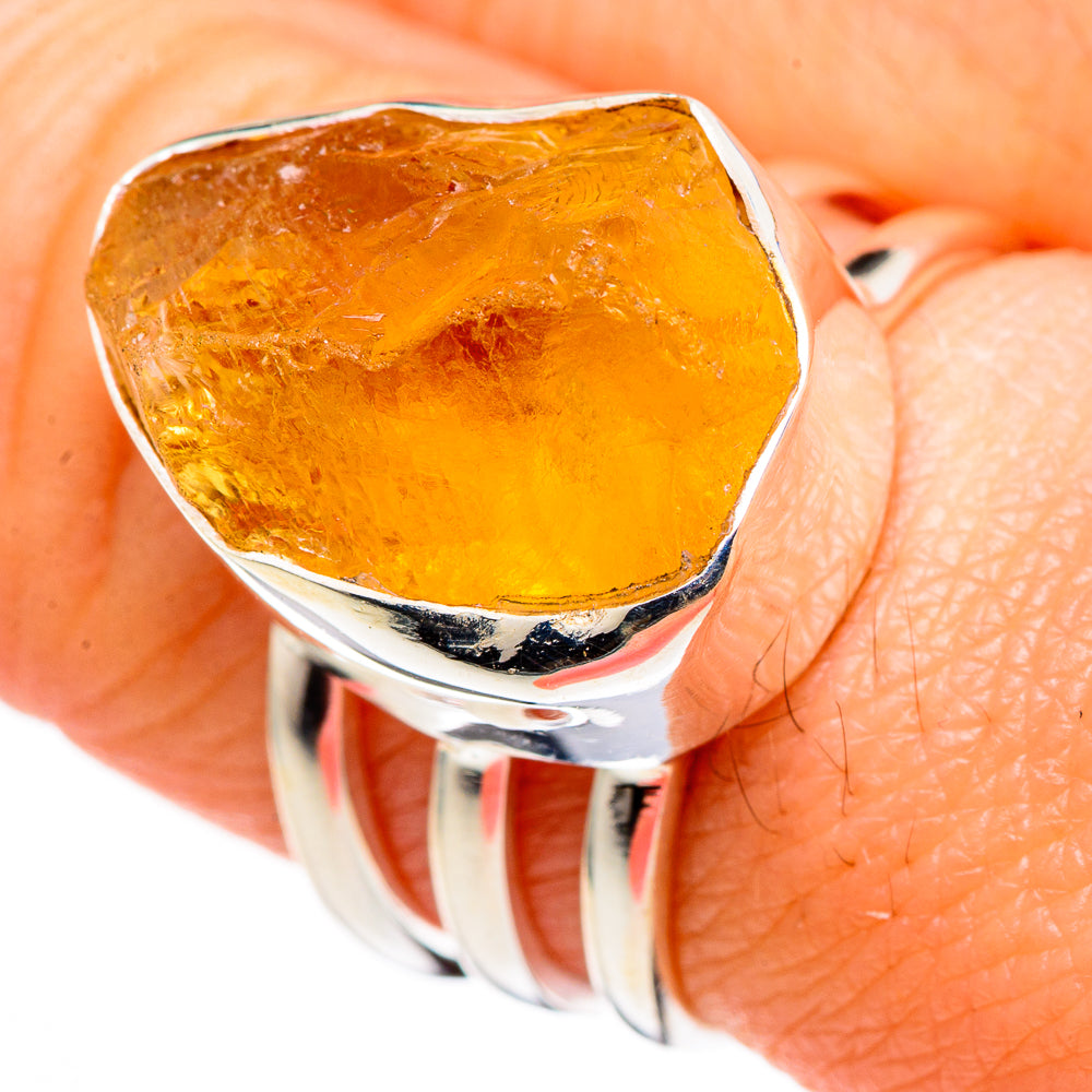 Citrine Rings handcrafted by Anasilvercos - RING99566