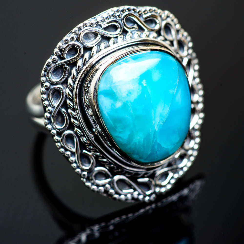 Larimar Rings handcrafted by Anasilvercos - RING995700
