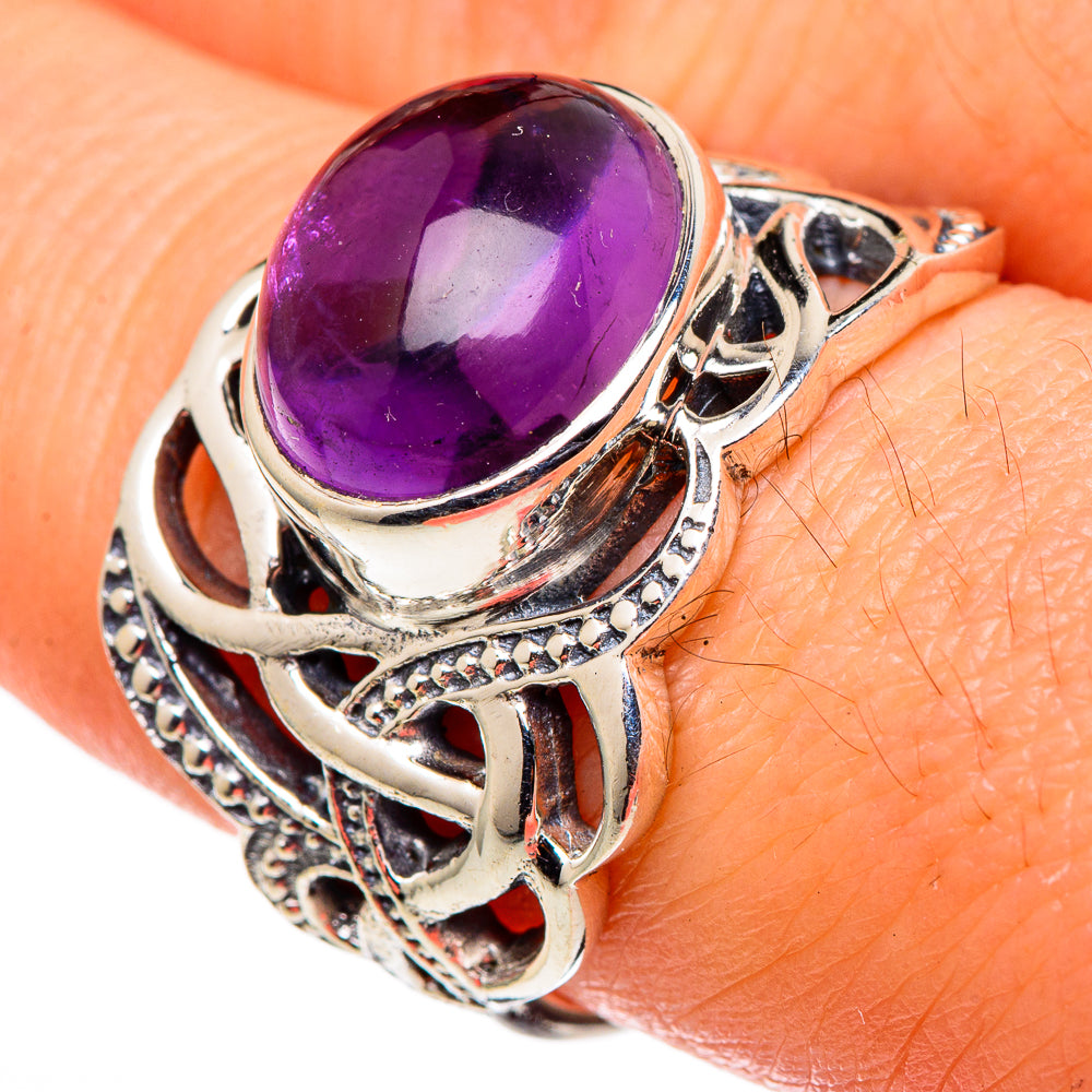Amethyst Rings handcrafted by Anasilvercos - RING99577