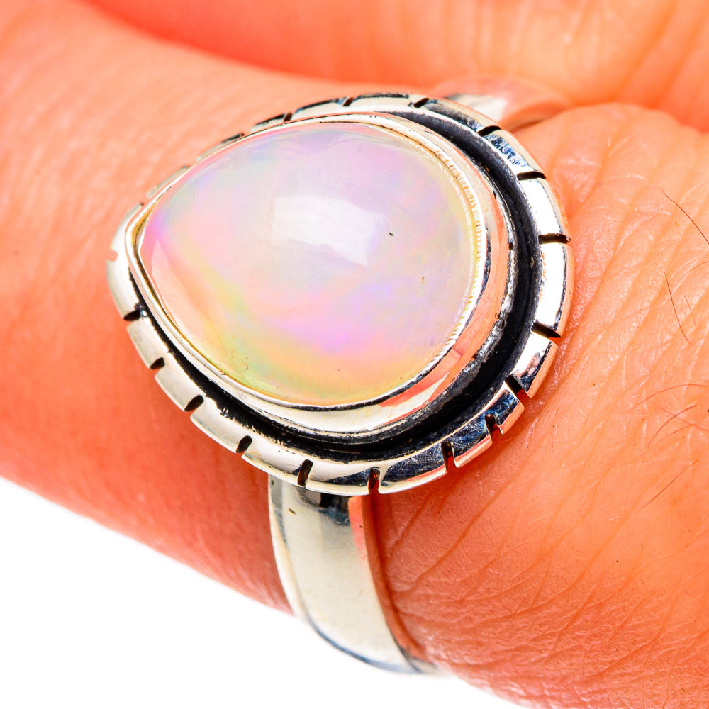 Ethiopian Opal Rings handcrafted by Anasilvercos - RING99592