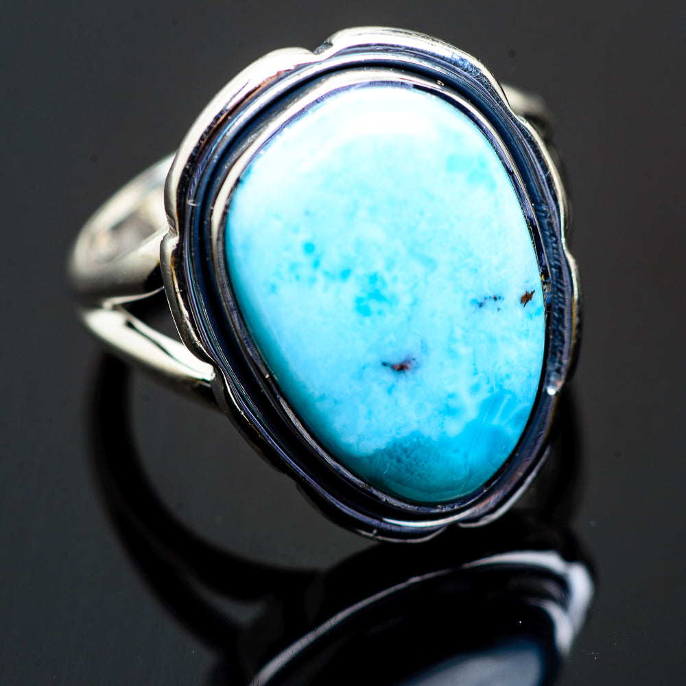 Larimar Rings handcrafted by Anasilvercos - RING996032