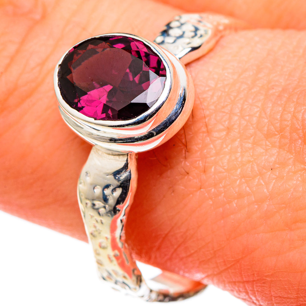 Red Spinel Rings handcrafted by Anasilvercos - RING99611
