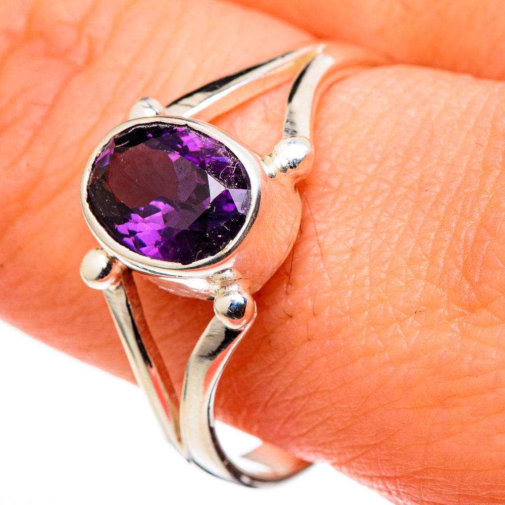 Purple Spinel Rings handcrafted by Anasilvercos - RING99620