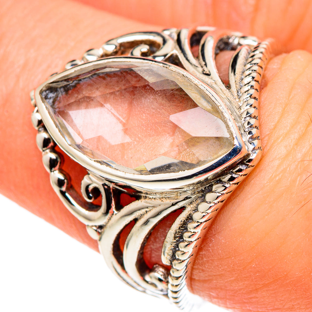 White Quartz Rings handcrafted by Anasilvercos - RING99625