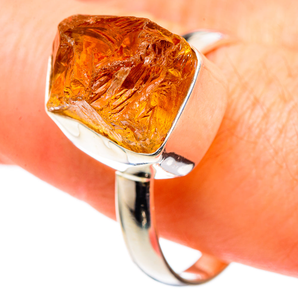 Citrine Rings handcrafted by Anasilvercos - RING99646
