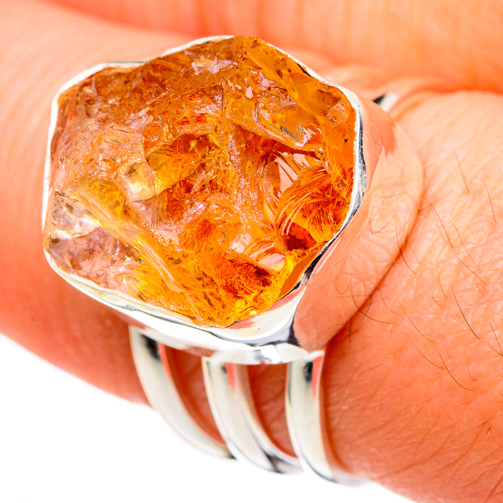Citrine Rings handcrafted by Anasilvercos - RING99648