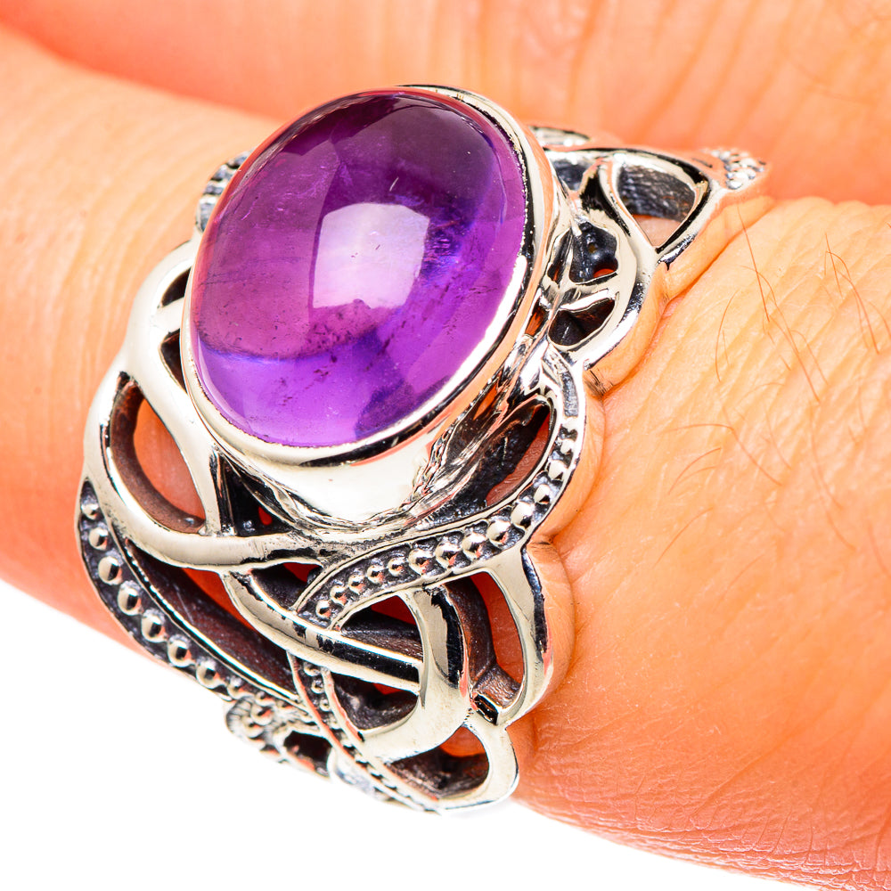 Amethyst Rings handcrafted by Anasilvercos - RING99655
