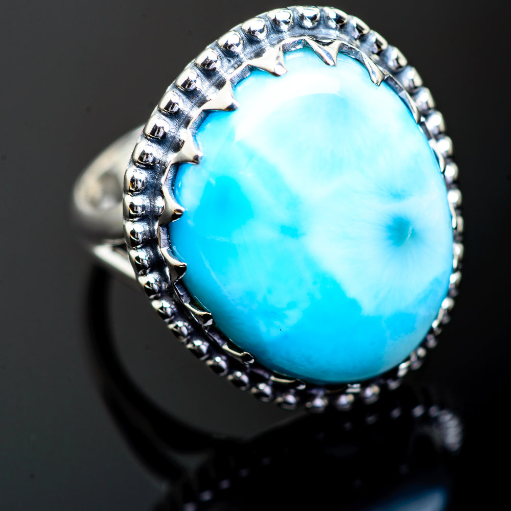 Larimar Rings handcrafted by Anasilvercos - RING996583