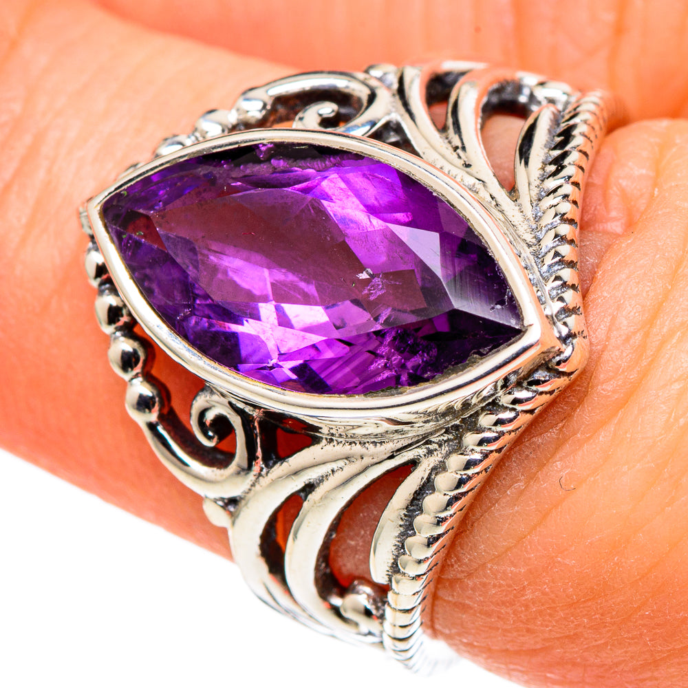 Amethyst Rings handcrafted by Anasilvercos - RING99659