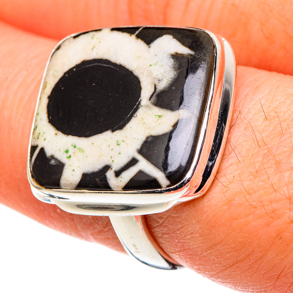 Septarian Geode Rings handcrafted by Anasilvercos - RING99663