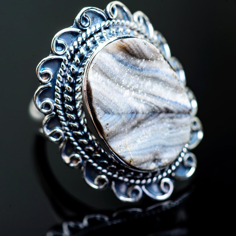 Desert Druzy Rings handcrafted by Anasilvercos - RING996658
